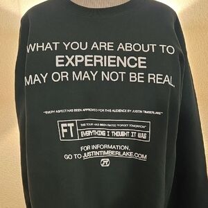 Green Graphic Justin Timberlake Men's Sweat‎ Shirt